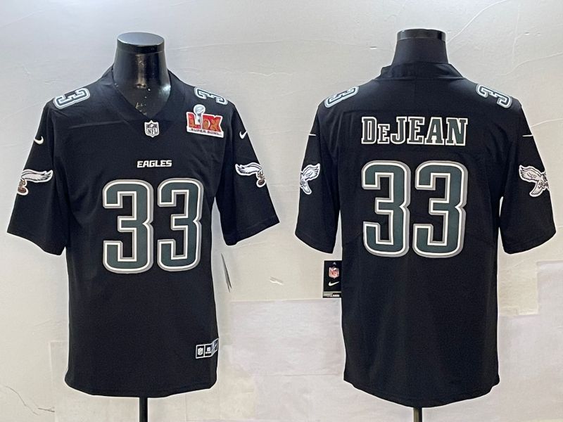 Men Philadelphia Eagles #33 DeJean Black Fashion 2025 Nike Limited NFL Jersey style 1->philadelphia eagles->NFL Jersey